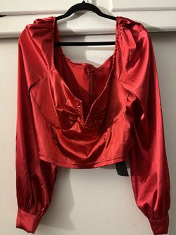 Crop top long sleeve