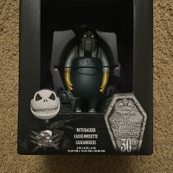 Nightmare Before Christmas Nutcracker 30th Anniversary 6x6x9 NEW WITH TAGS