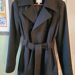 Black dress coat..Medium