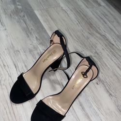 Black Simple Heels