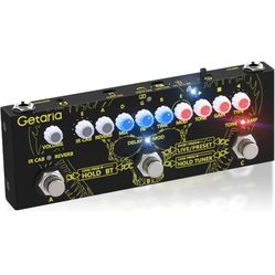 Getaria IR Cab Electric Multi Effects Processor Delay Reverb Guitar Overdrive Pedal for Bass Guitar