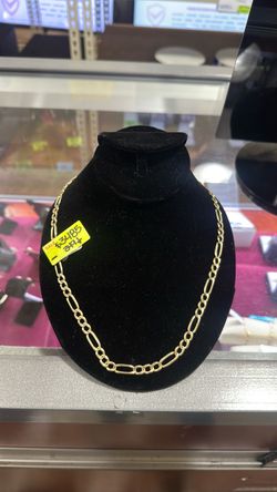 14k Figaro necklace for sale!