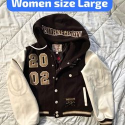 women true religion Varsity coat