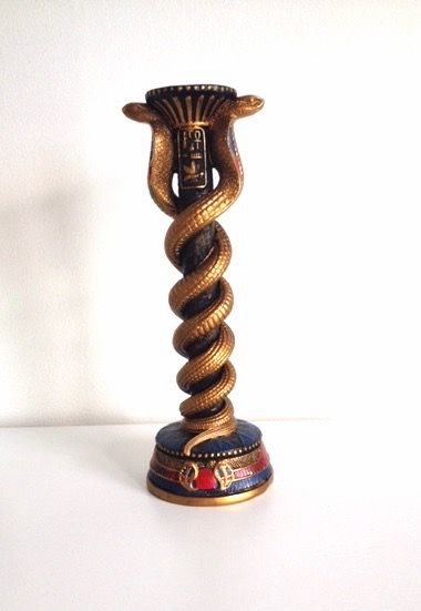 Egyptian Cobra Candle Holder / Decorative Accent