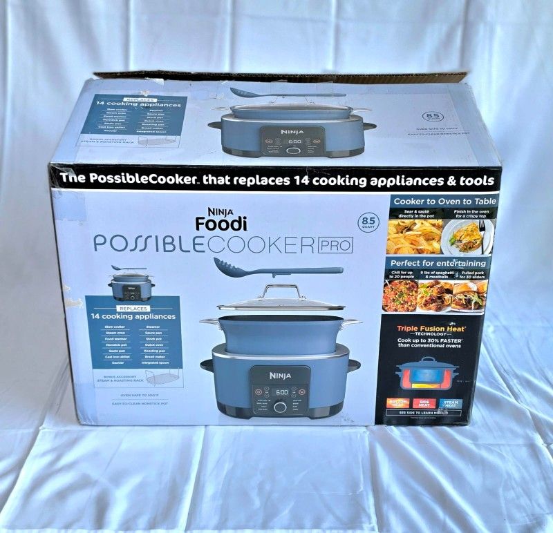 Ninja Foodi PossibleCooker Pro 8.5 Qt – Open Box, Never Used