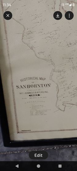 1892 historical map of sanborton nh