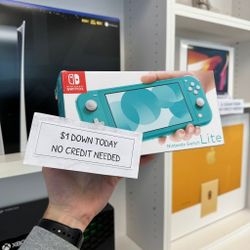 Nintendo Switch Lite New Handheld Gaming Console -90 Day Warranty-$1 DOWN-NO Credit Needed