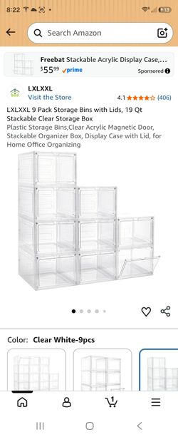 Shoes and clothes organization clear box