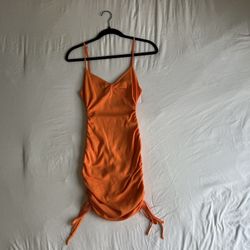 Orange Mini Dress