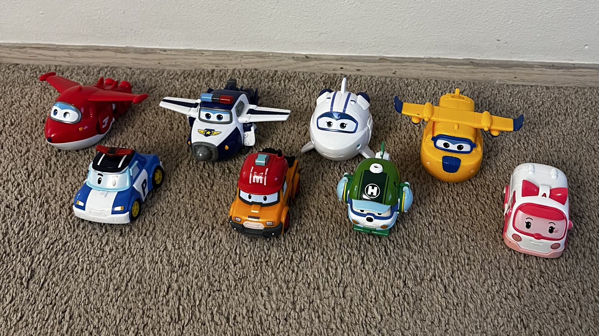 Super Wings And Robocar Poli Transforming Action Figures Toys Big