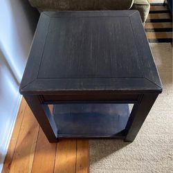 Wood Side Table