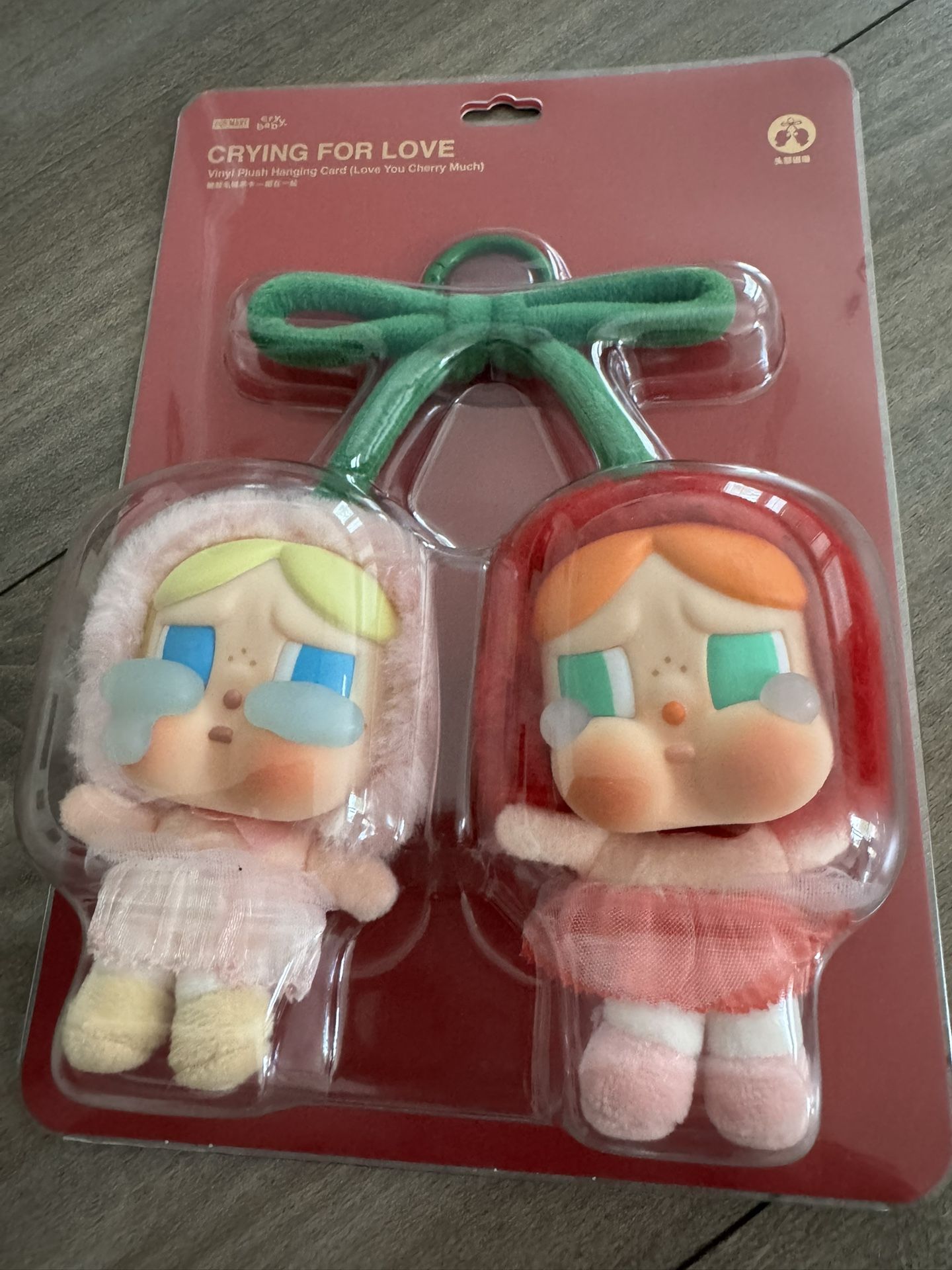 Crying For Love Vinyl Plush Hanging Card