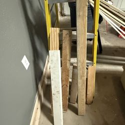 Various Pieces Of Wood And Trim