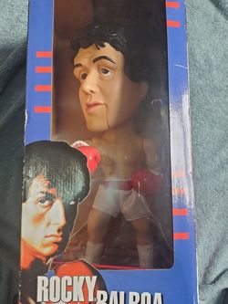 I am selling my Rocky Balboa limited collector's edition animated figure new in his box cash only