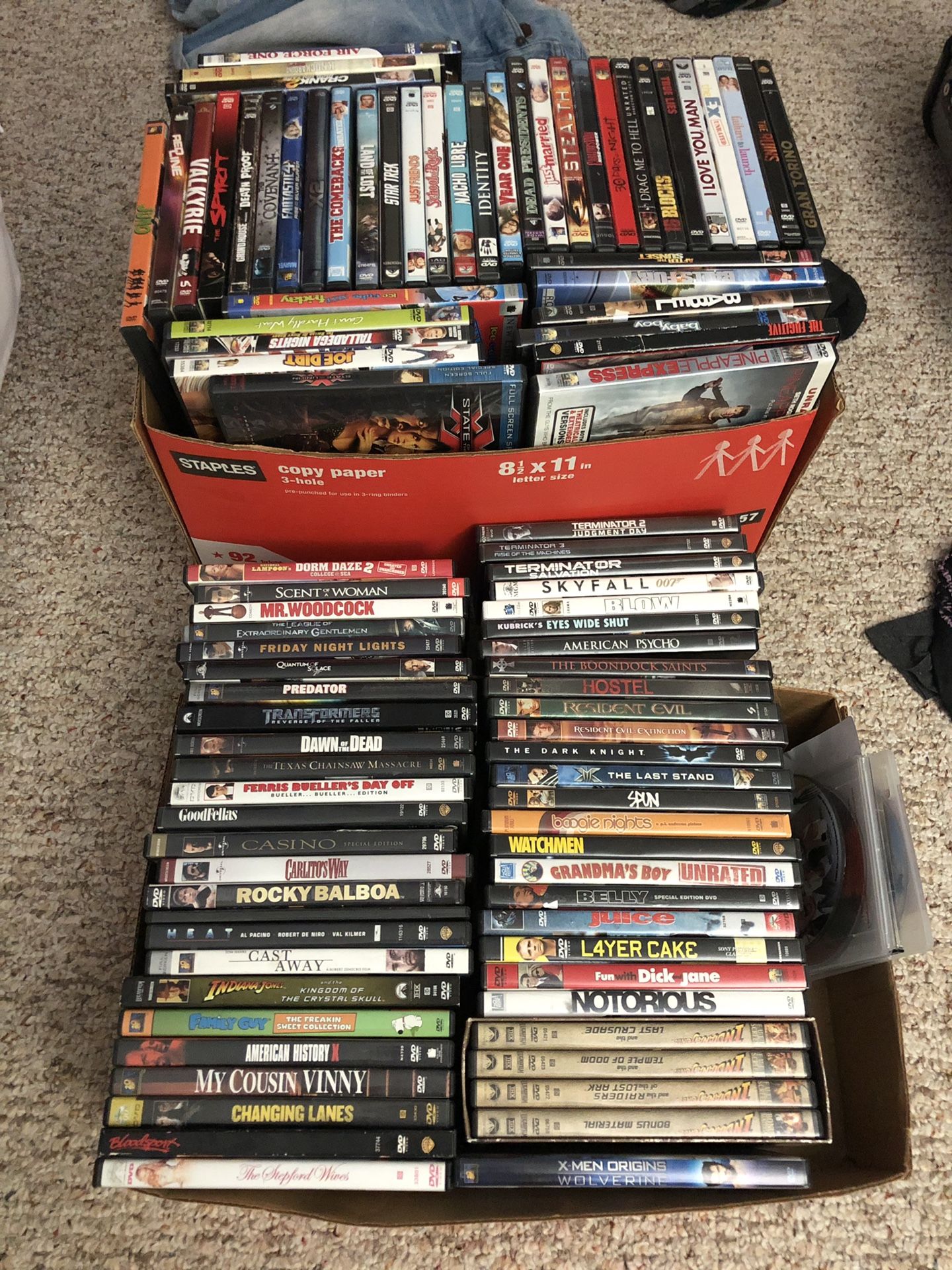 DVDs 140 plus all good movies