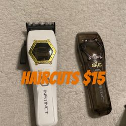 Hair Clippers Haircuts $15