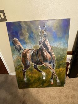 Very Large Horse Painting 