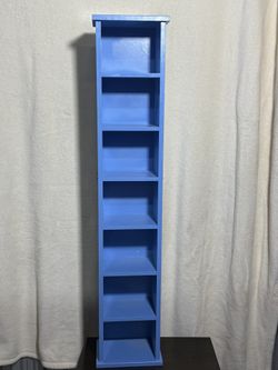 Blue Wooden Shelves