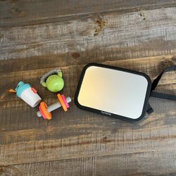Baby Car Mirror & Rattle Toys! 