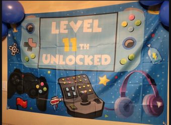 Birthday banner(made of durable fabric)