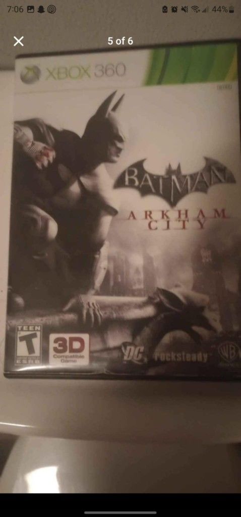 Batman Arkham City disk for Xbox 360!