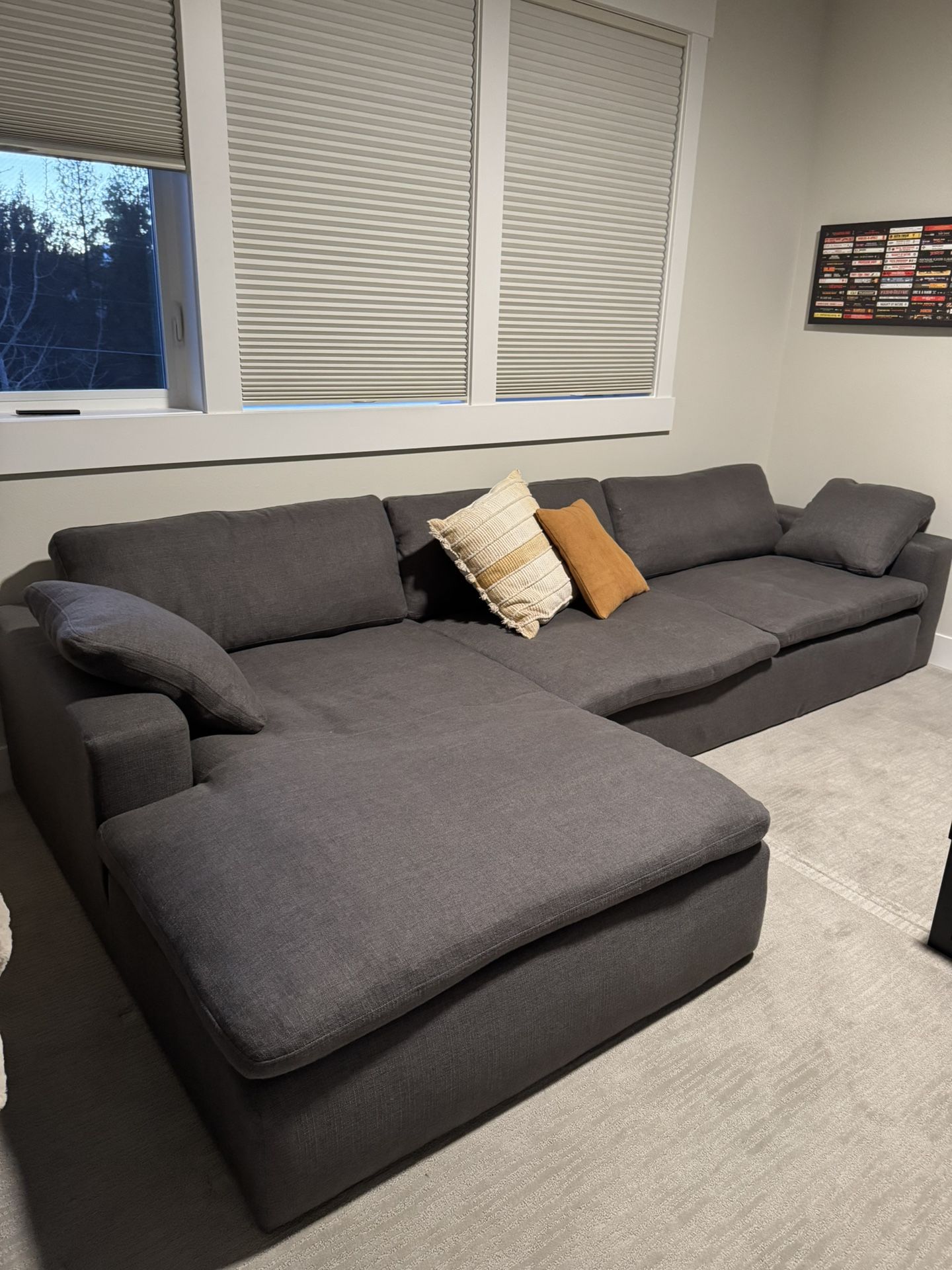 Pottery Barn Sofa With Chaise