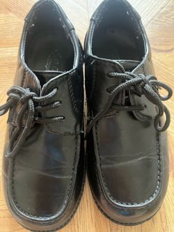 Boys Black Faux shoes