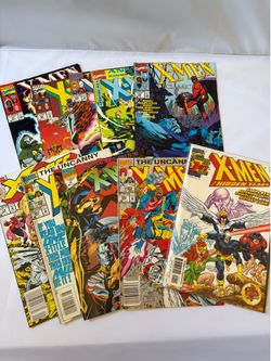 Marvel X-Men comic book bundle  10 books comic con spiderman iron man Wolverine Stan Lee