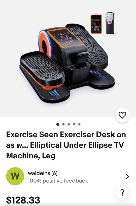 Under Desk Elliptical Exercise Machine