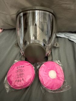 Ful Face Respirator with 2-Filters