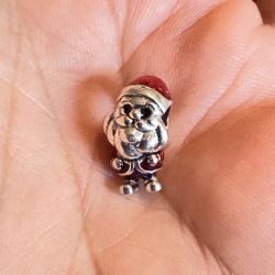 Pandora Christmas Design Silver Charm 
