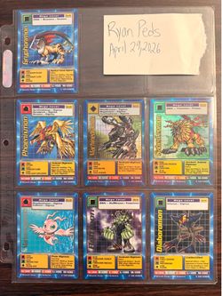 Digimon 1st edition and Vintage Card Collection, 181 cards