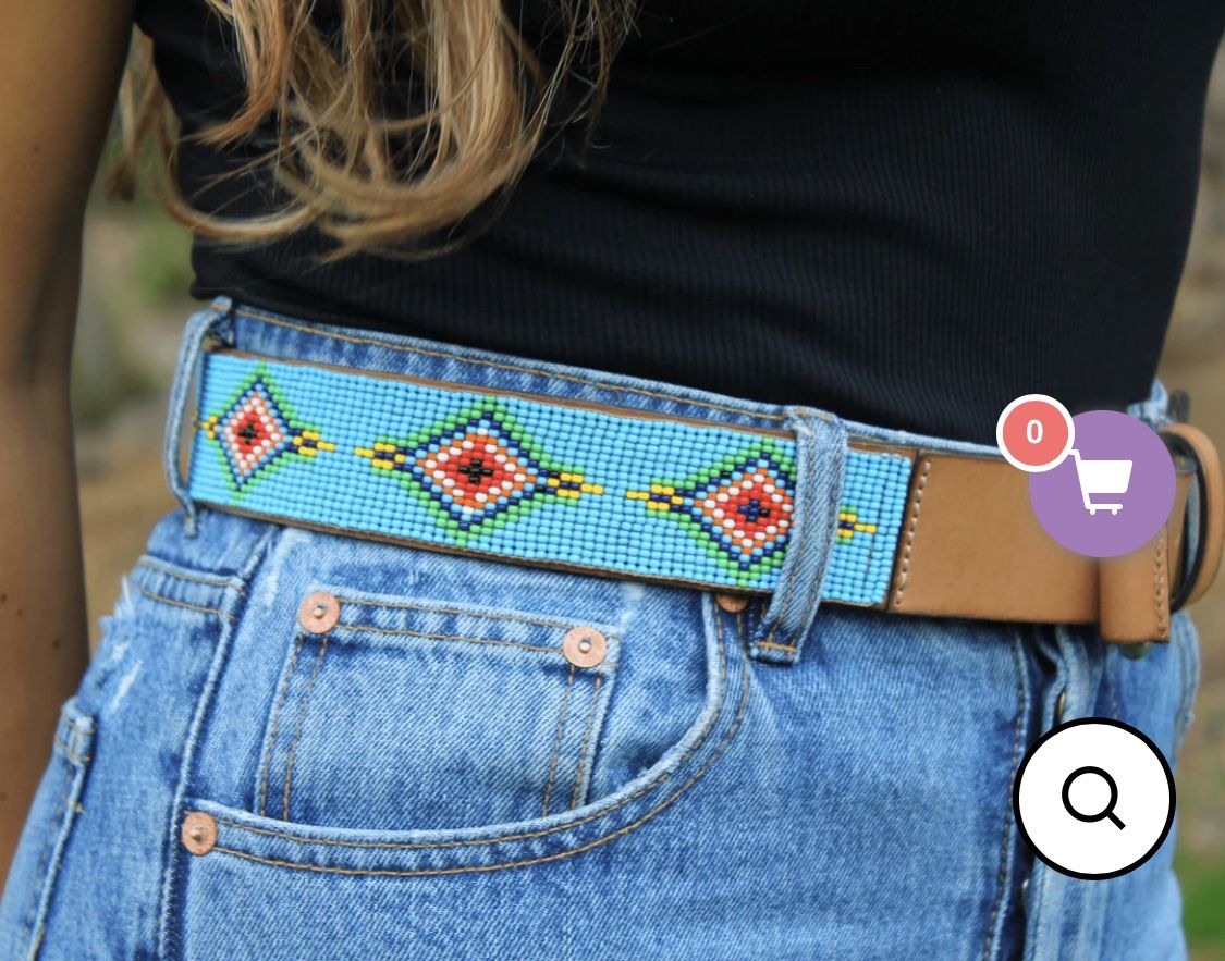Sambboho Handmade Beaded Belt