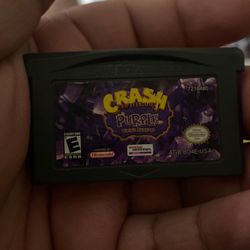 Gameboy Advance Crash Bandicoot 