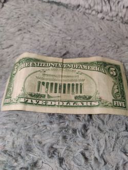 Rare 5$ bill collector 1985 edition
