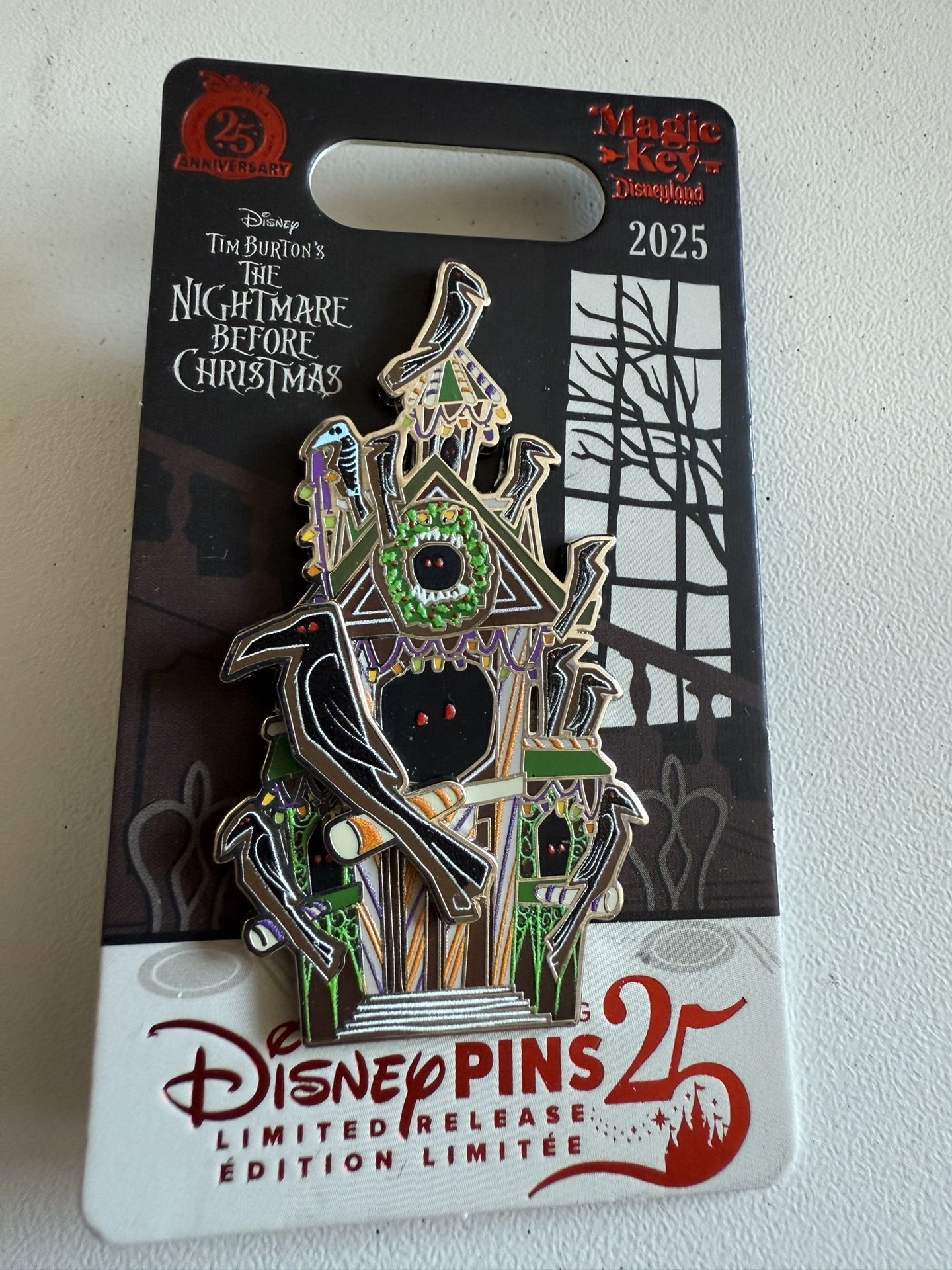 Nightmare Before Christmas gingerbread House Pin LE
