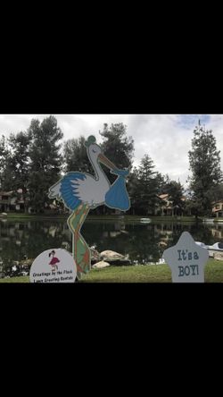 Baby announcement Storks for sell