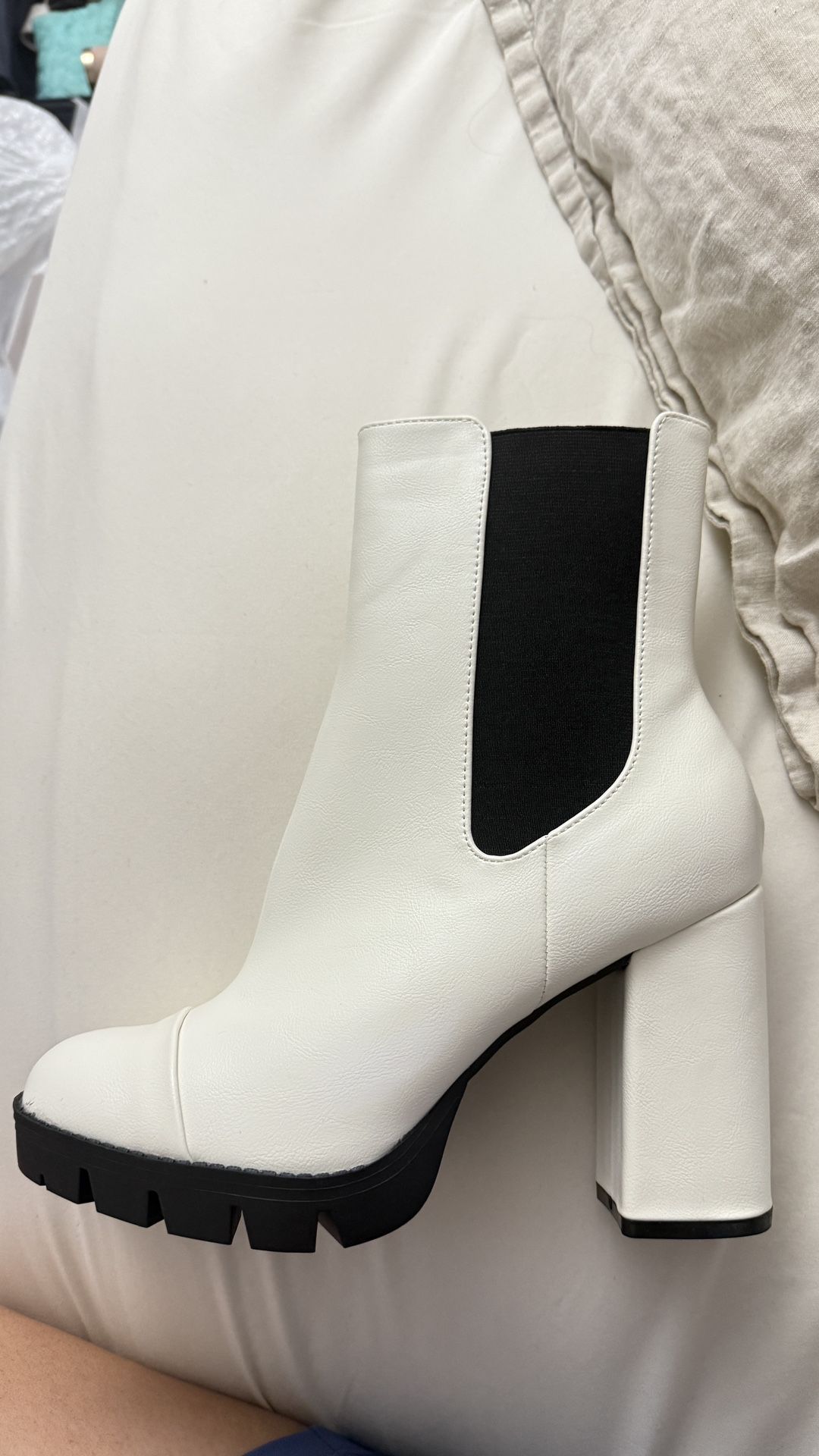 Black And White Boots