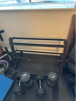 Dumbbells pairs 25,35(Fitness Gear).View the comments below.