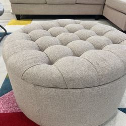 Noelle Upholstered Ottoman 