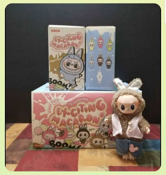 Exciting Macaron Secret Labubu with Clothes
Exciting Macaron Labubu Secreto con Ropa