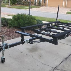 Custom 14-15ft Folding Inflatable Boat Trailer