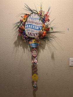 Easter Wreath With Lights