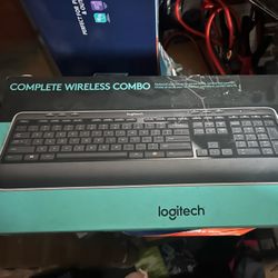 logitech wireless keyboard and mouse set