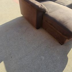 Small Brown Sectional 