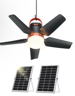 20” Canopy Fan with light & solar
