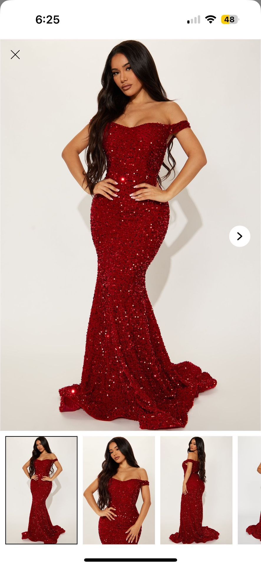 Red Prom / Party Dress Medium