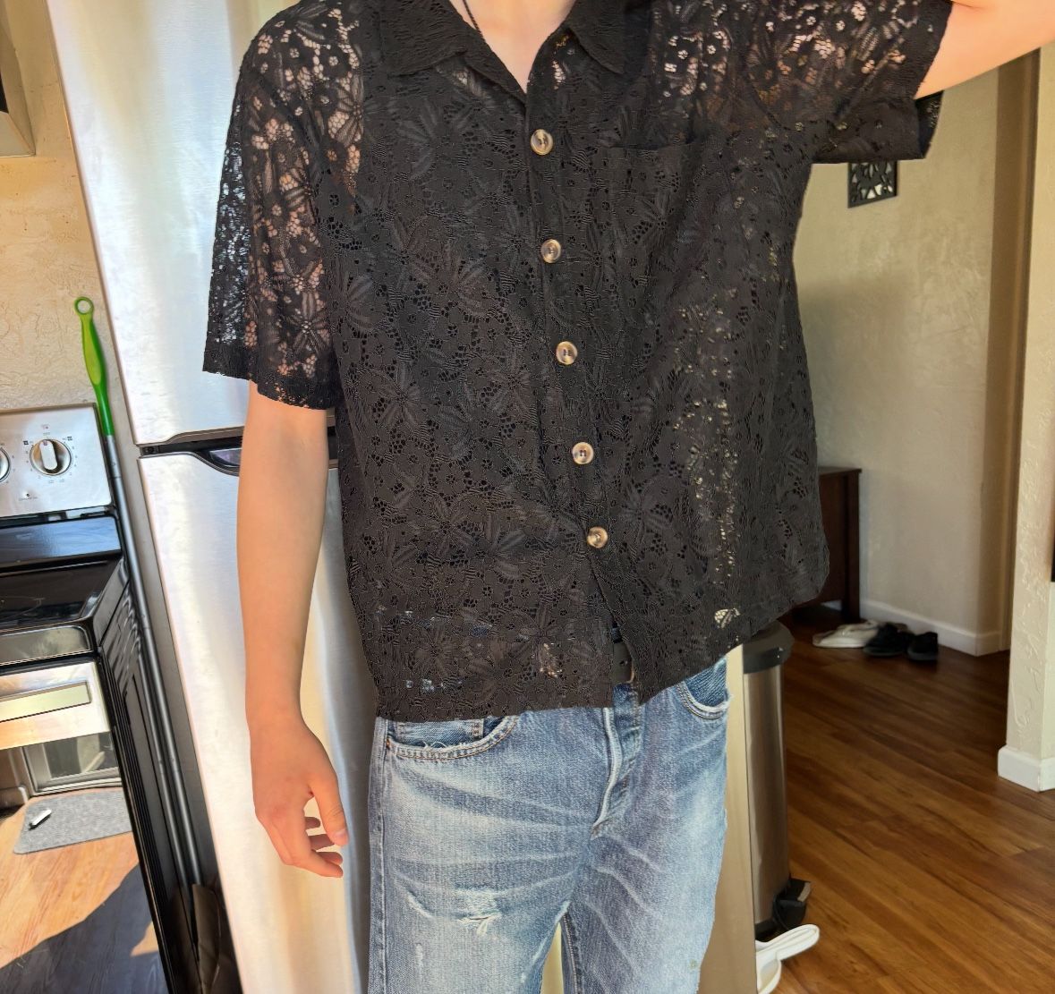 Mutimer Button Lace Shirt