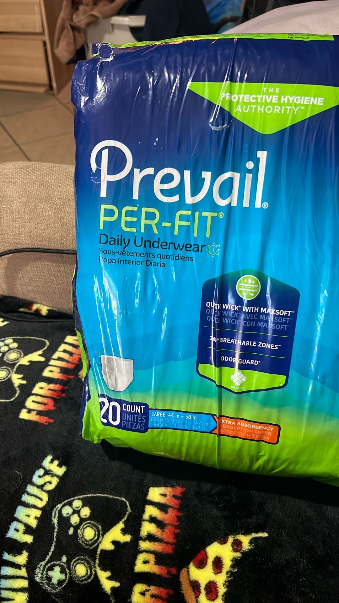 Prevail Pull UPS And Diapers With The Tape