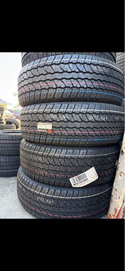 265/65/18 Yokohama tires installed and balanced